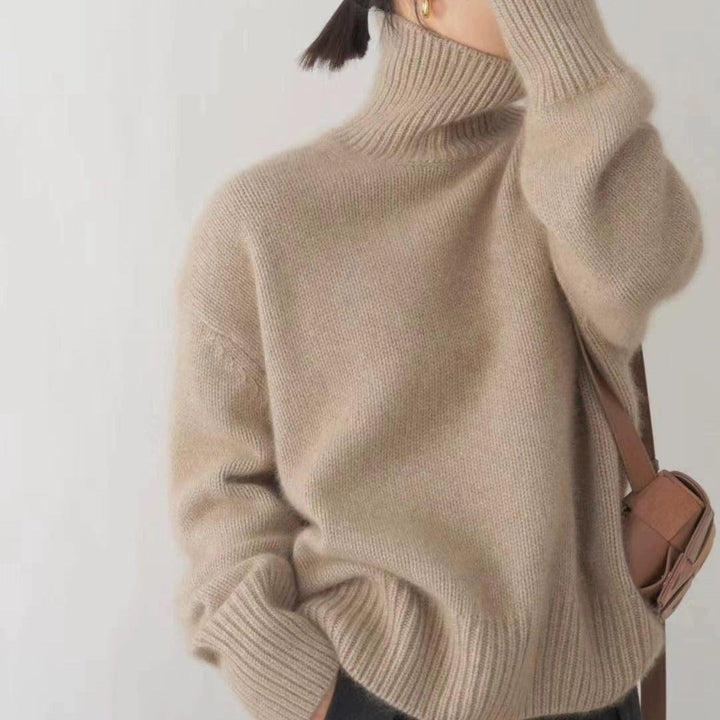 Damen Casual Rollkragenpullover Drune