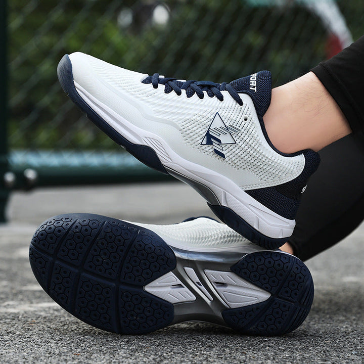 Damen Sportliche Badmintonschuhe mit rutschfester Sohle und atmungsaktiven Mesh-Einsätzen Drune