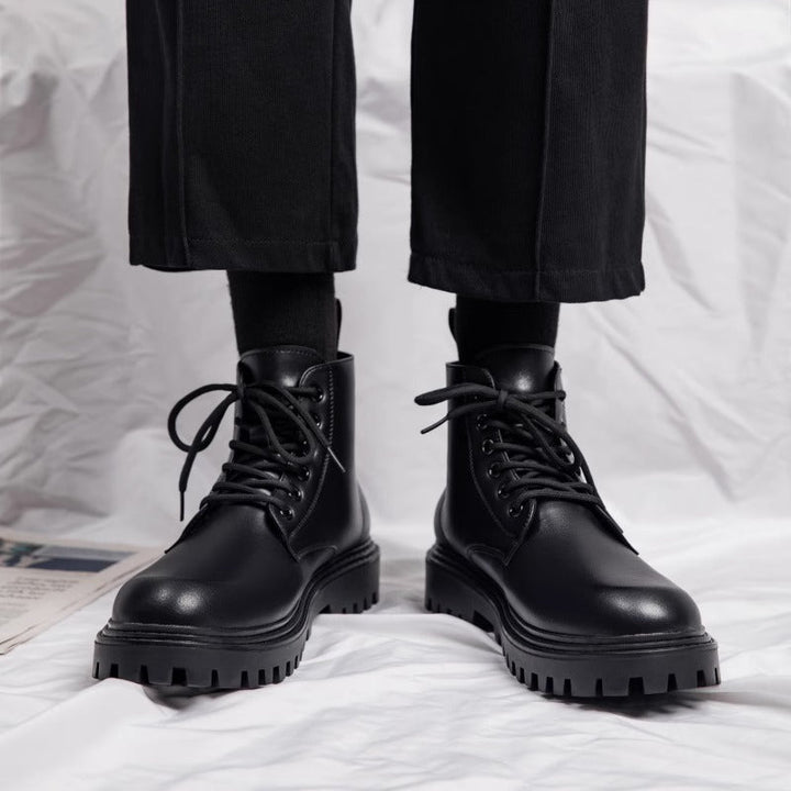Herren Robuste Schnürstiefel mit rutschfester Sohle und stabiler Konstruktion Drune