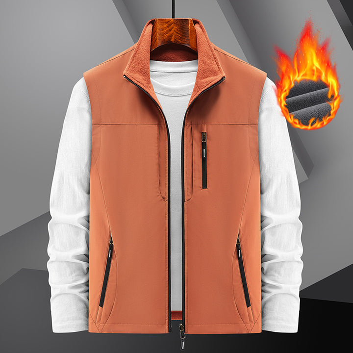 Herren Wärmeisolierte Fleece-Weste Drune