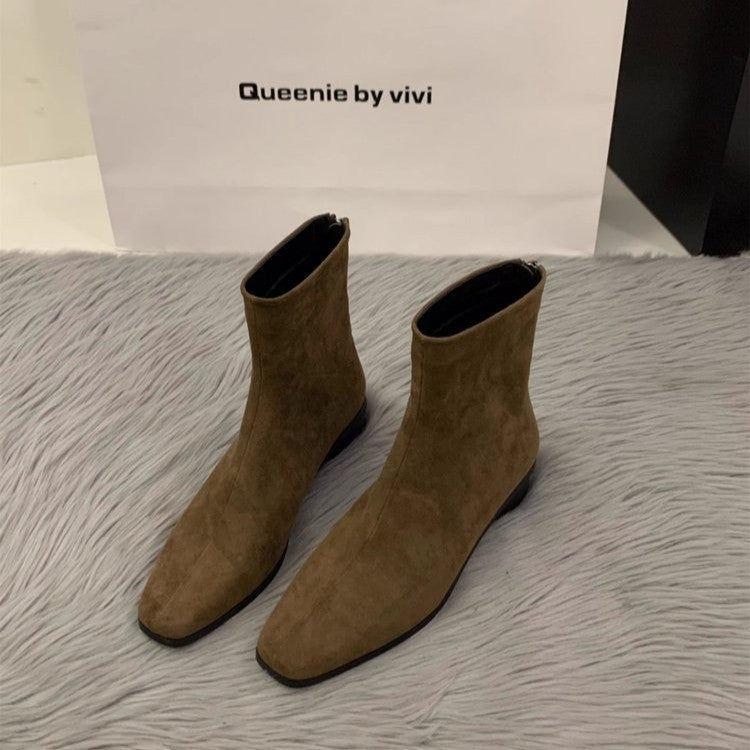 Damen Elegante Stiefeletten Drune