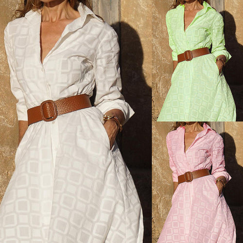 Damen Hemdkleid Drune