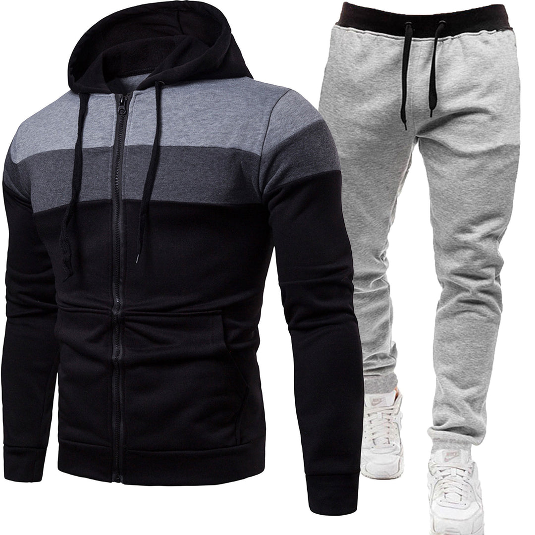 Herren nan zweiteiliges Freizeit-Jogginganzug-Set Drune