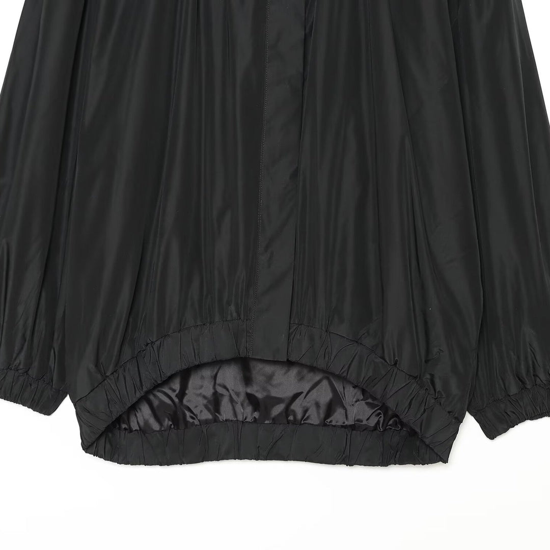 Damen Leichte wasserabweisende Oversize Windjacke mit Stehkragen Drune