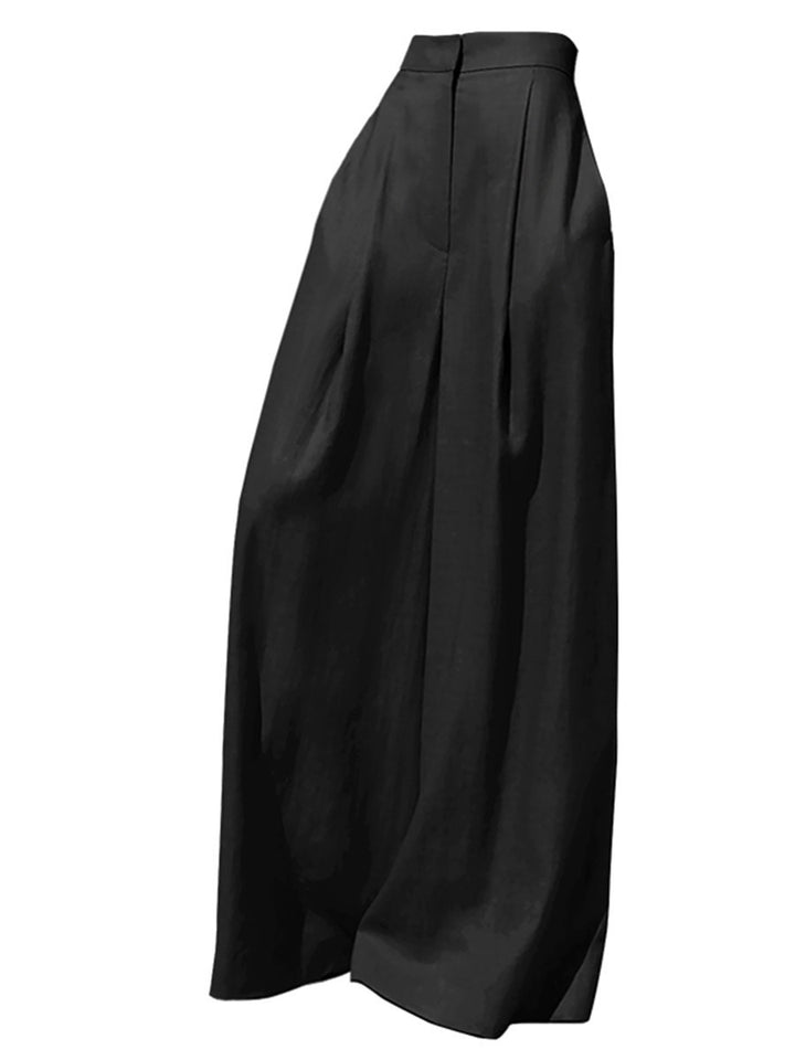 Damen Weite Leinenhose Drune