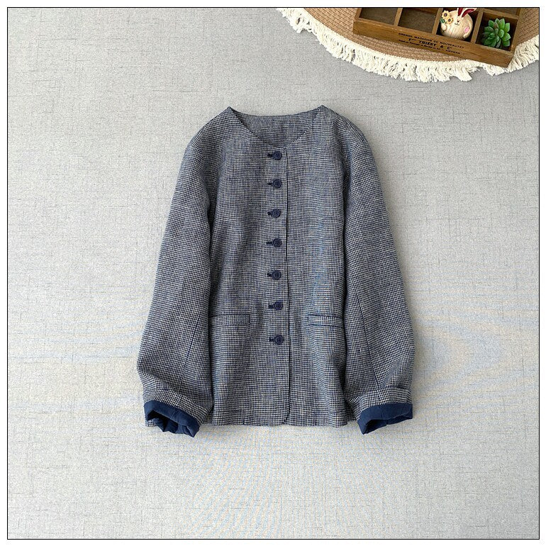 Damen Stilvolle Wickeljacke Drune