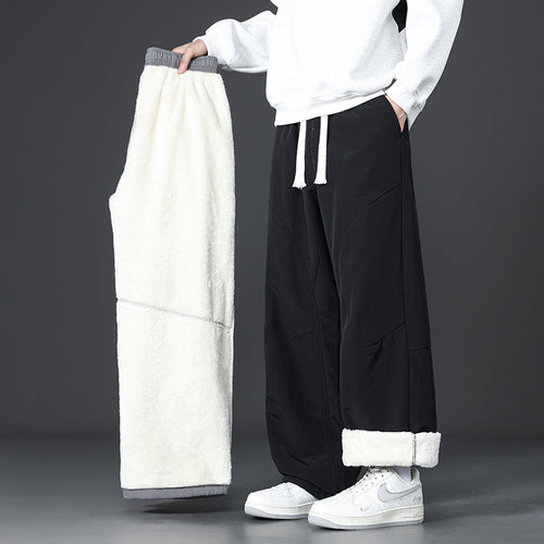 Herren Lässige Fleece-Hose mit minimalistischem Design