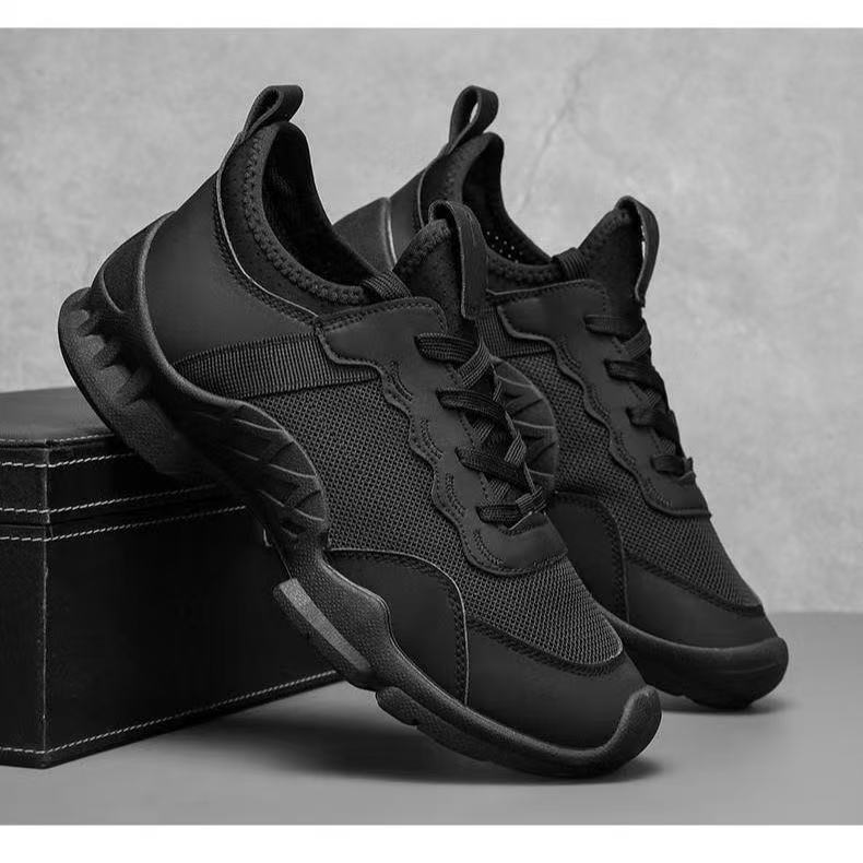 Herren Moderner Chunky-Sneaker mit atmungsaktivem Mesh-Obermaterial und profiliertem Komfortsohlen-Design Drune