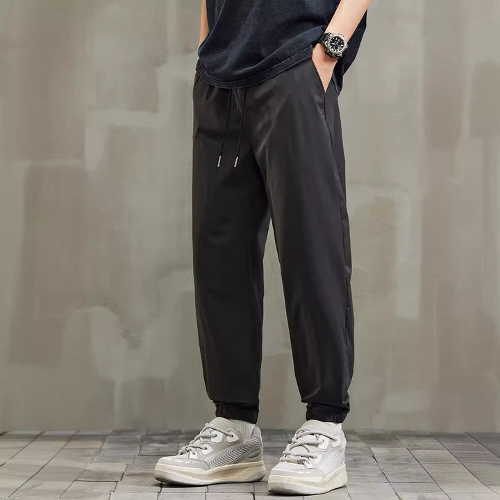 Herren leichte Sporthose mit elastischem Bund und atmungsaktivem Stoff Drune