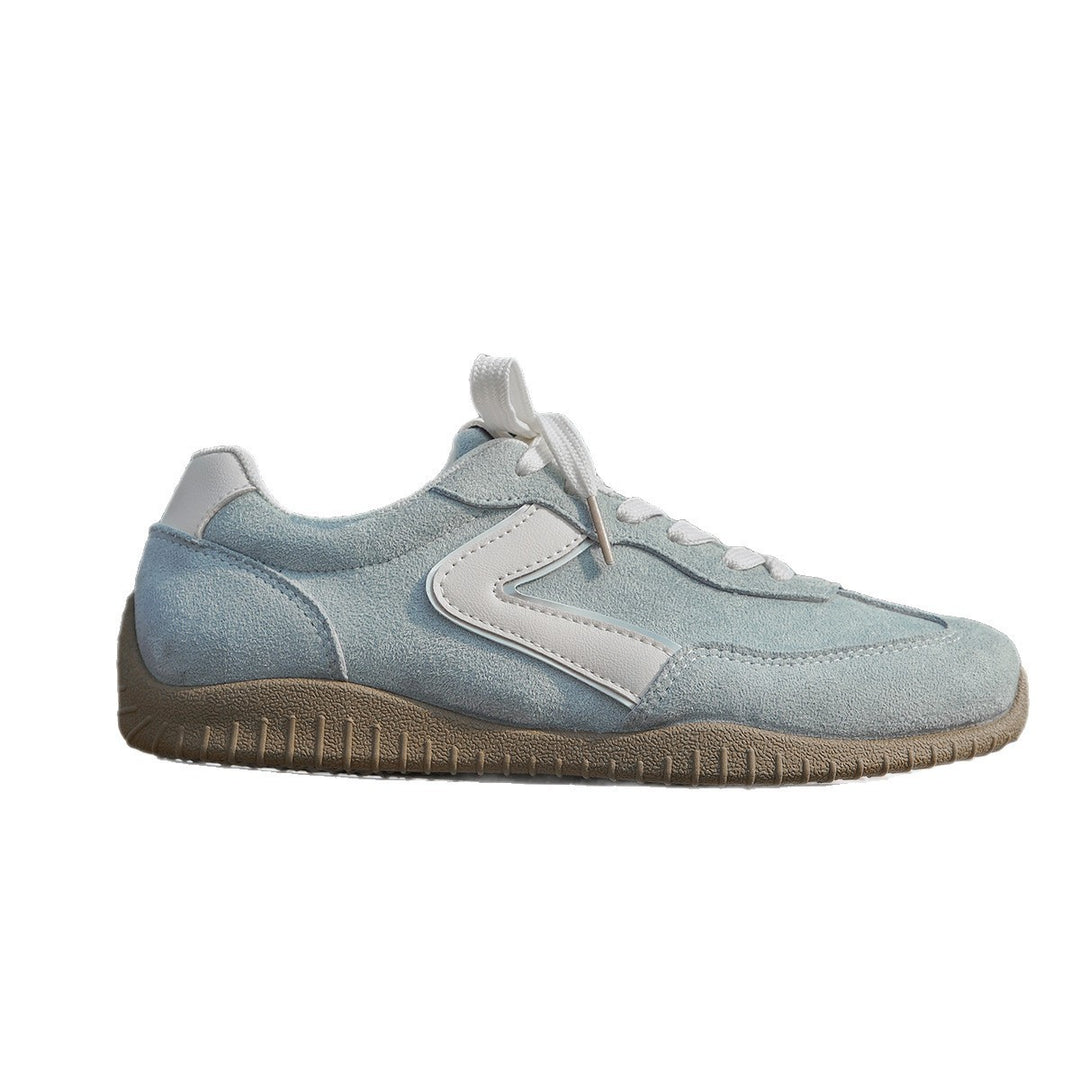 Damen Veloursleder-Optik Casual-Sneaker mit ergonomischer Komfortsohle Drune