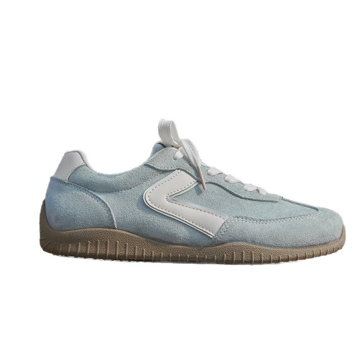Damen Veloursleder-Optik Casual-Sneaker mit ergonomischer Komfortsohle Drune