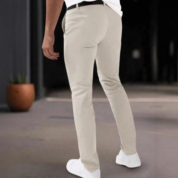 Herren Chinohose Slim Fit mit Seitentaschen