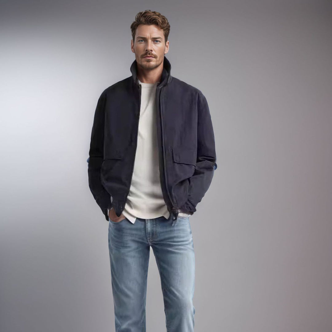 Herren lässige Jacke mit praktischen Taschen und modernem Schnitt Drune