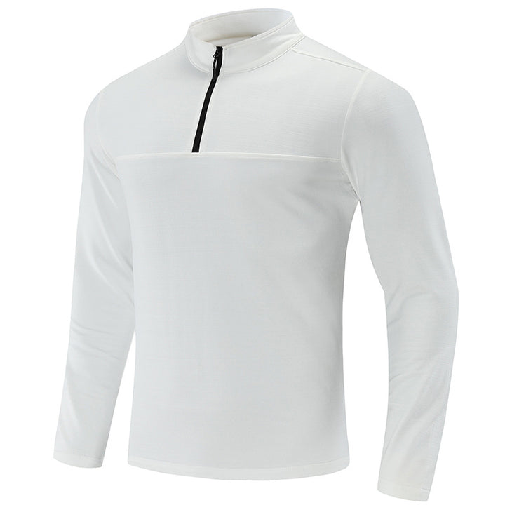 Herren Thermo-Langarmshirt mit Halbzip und Stehkragen Drune