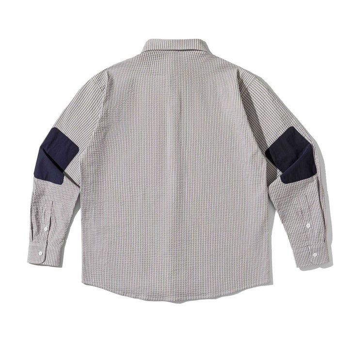 Herren Overshirt aus strukturierter Baumwolle mit aufgesetzten Brusttaschen Drune