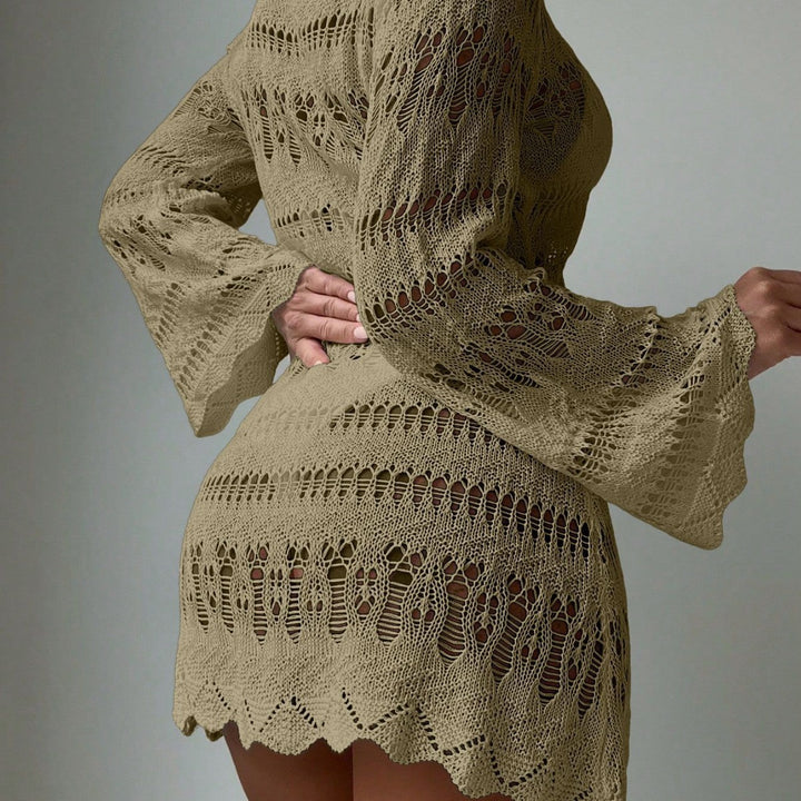 Damen modisches Häkelkleid Drune