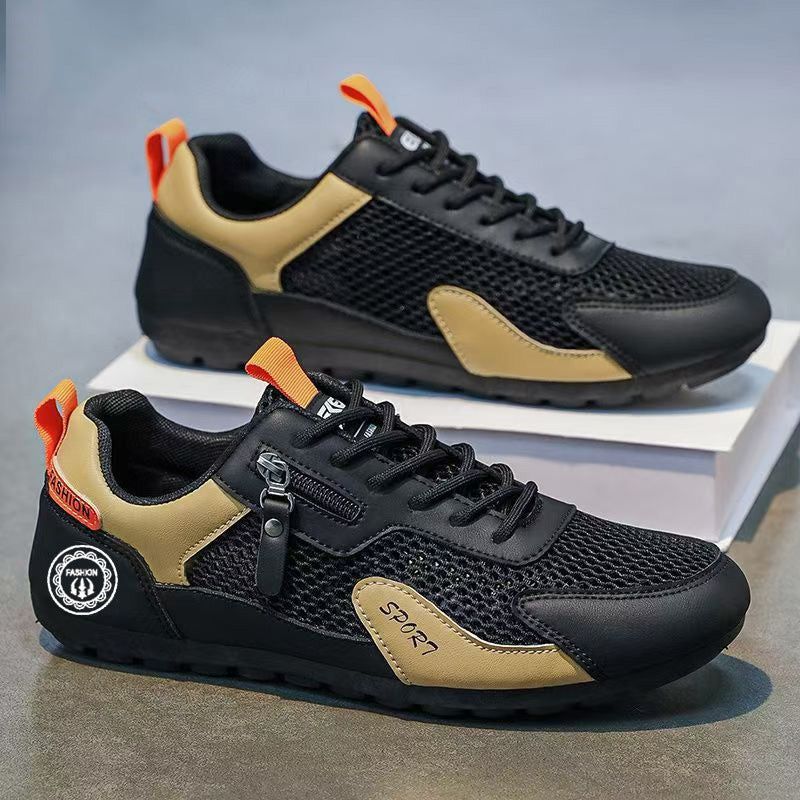 Herren Sportliche Outdoor-Sneaker mit Reißverschluss-Detail und griffiger Trail-Sohle Drune