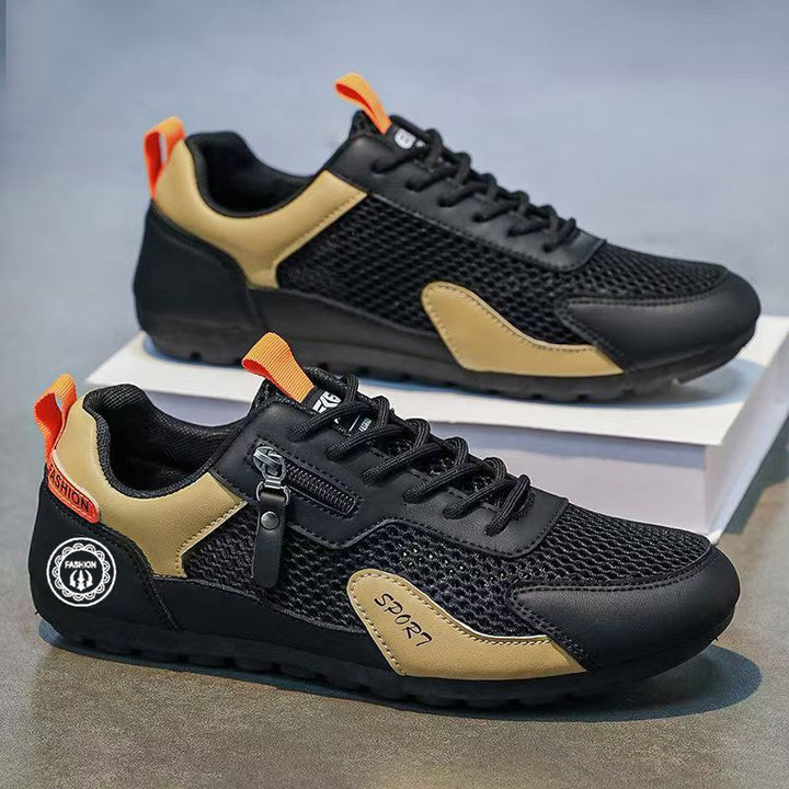 Herren Sportliche Outdoor-Sneaker mit Reißverschluss-Detail und griffiger Trail-Sohle Drune