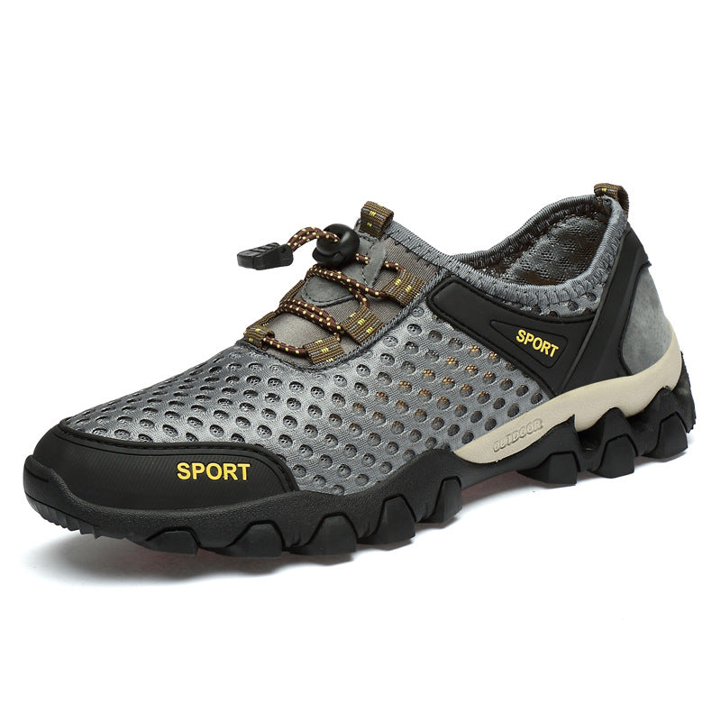 Herren Atmungsaktive Outdoor-Sportschuhe mit rutschfester Sohle Drune