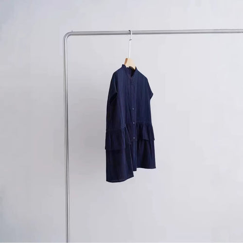 Damen Modische Bluse mit Rüschendetails Drune