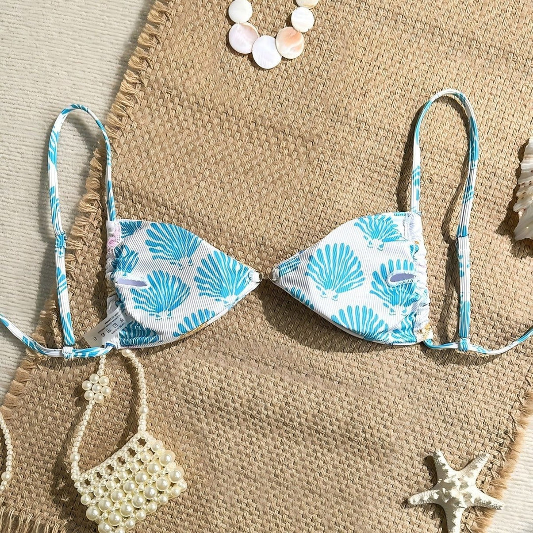 Damen Triangel-Bikini mit maritimen Sternenmuster Drune