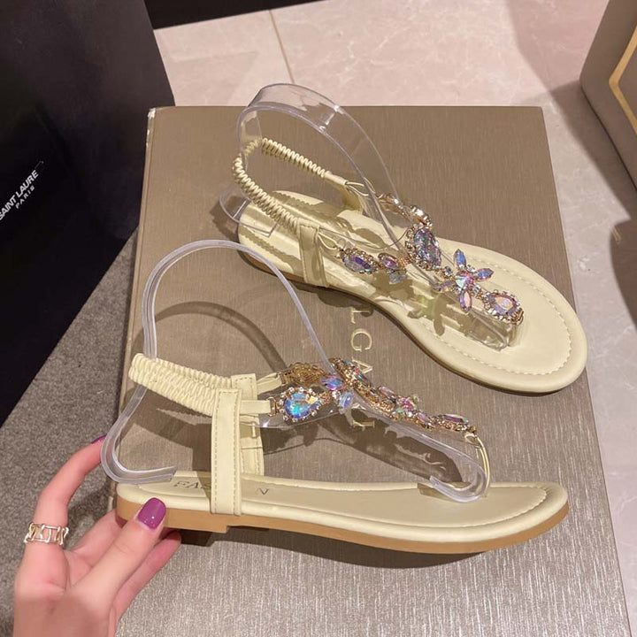 Drune | Glitzernde Sandalen Mit Strass