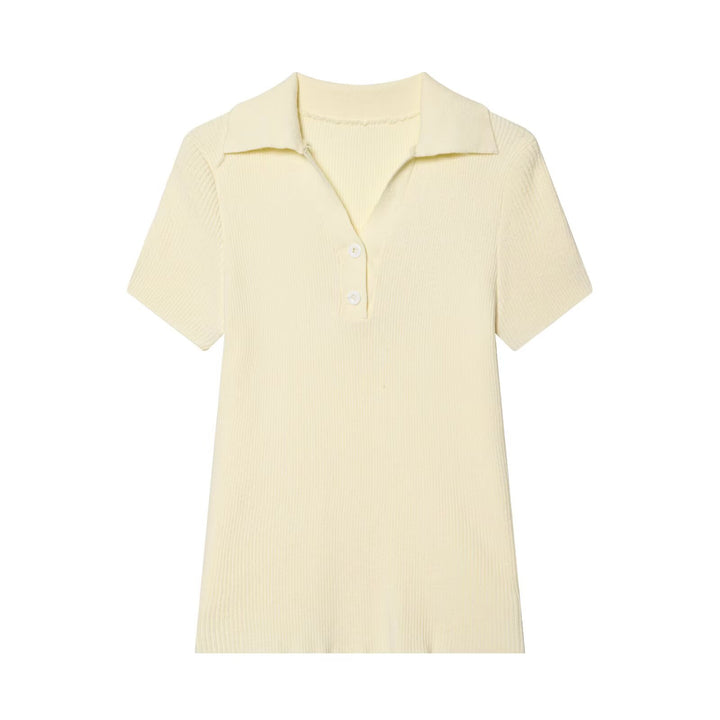 Damen Poloshirt mit strukturiertem Stoff und exklusivem Kragen Drune