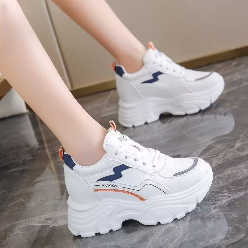 Damen Sportliche Sneakers mit elastischem Obermaterial und gepolsterter Sohle Drune
