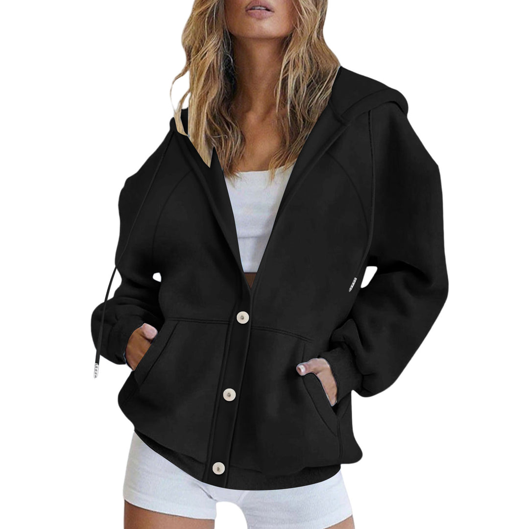 Damen lässige Kapuzenjacke Drune
