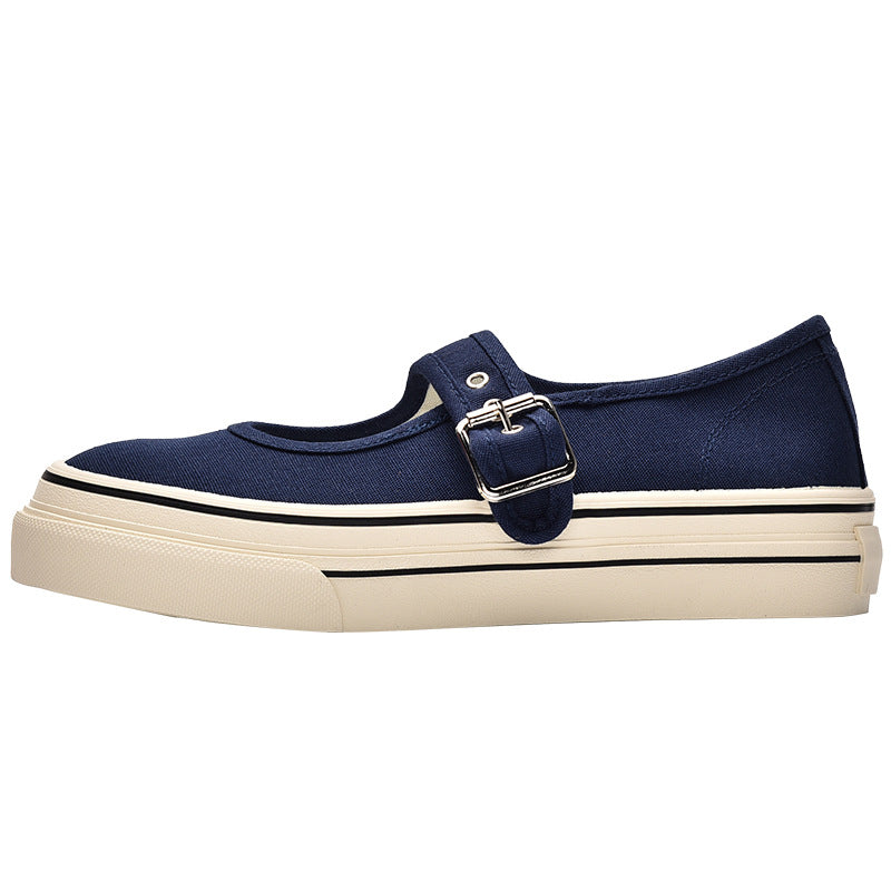 Damen Plateau-Sneaker mit praktischem Schnallenverschluss und optimierter Dämpfung Drune