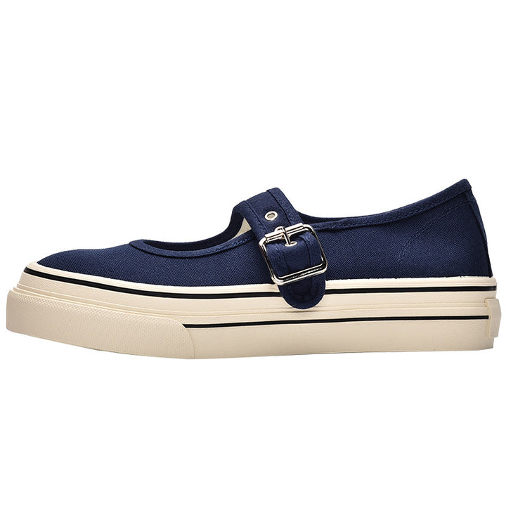 Damen Plateau-Sneaker mit praktischem Schnallenverschluss und optimierter Dämpfung Drune