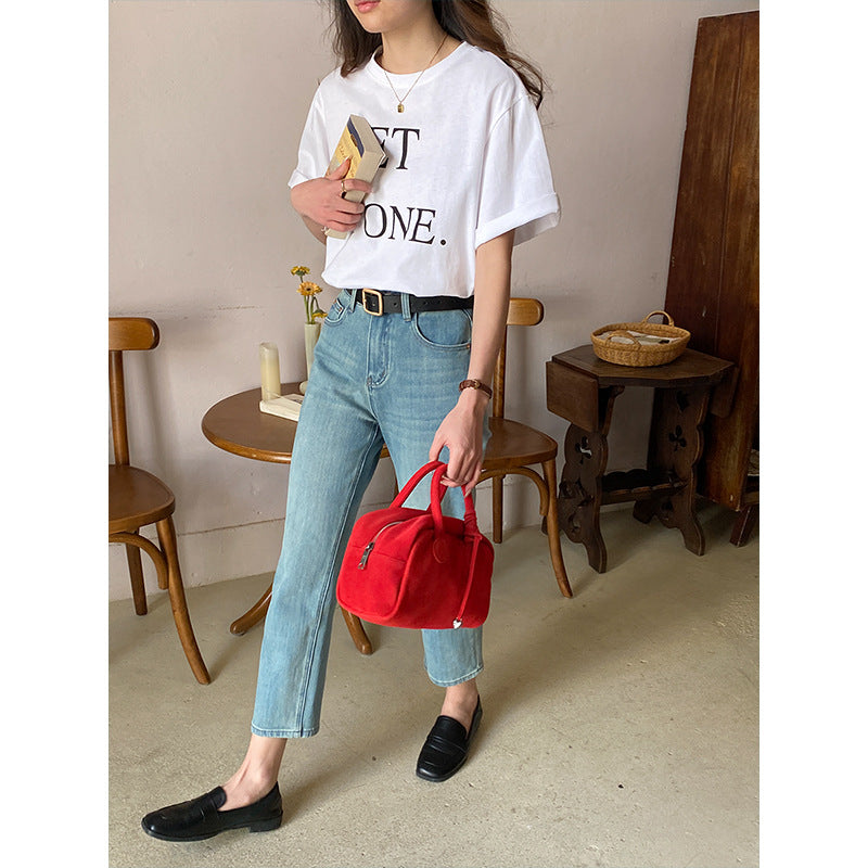 Damen elegante Jeans im modernen Schnitt Drune