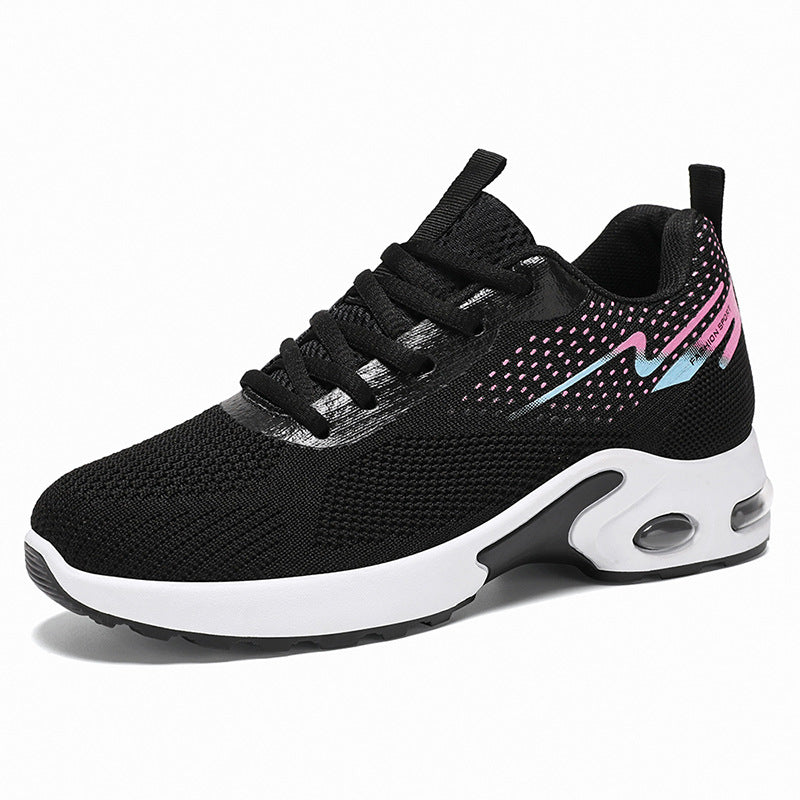 Damen Sportliche Luftpolster Sneakers mit atmungsaktivem Mesh-Obermaterial Drune