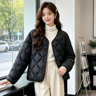Damen Modische und kuschelige Steppjacke Drune