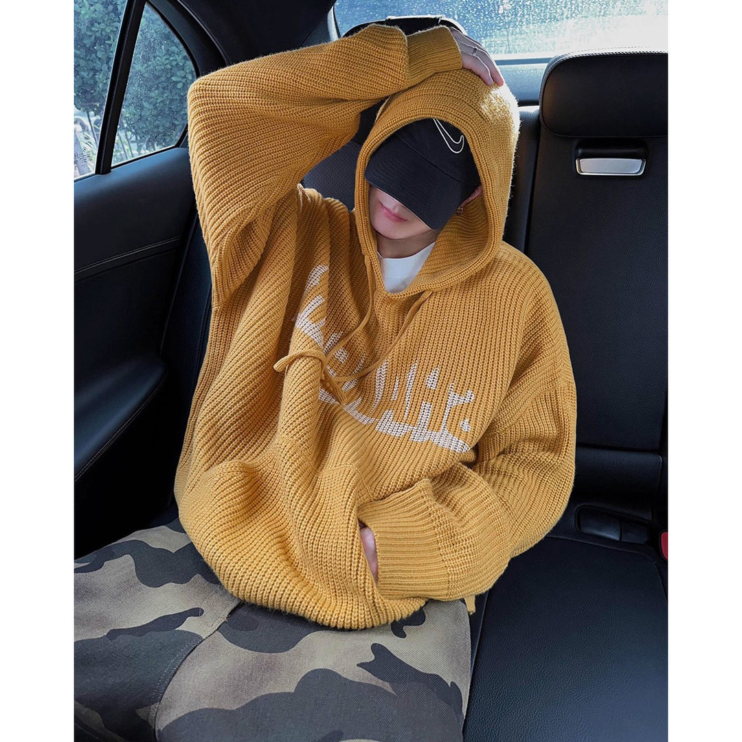 Damen Komfortabler oversized Hoodie mit grafischem Schriftzug Drune