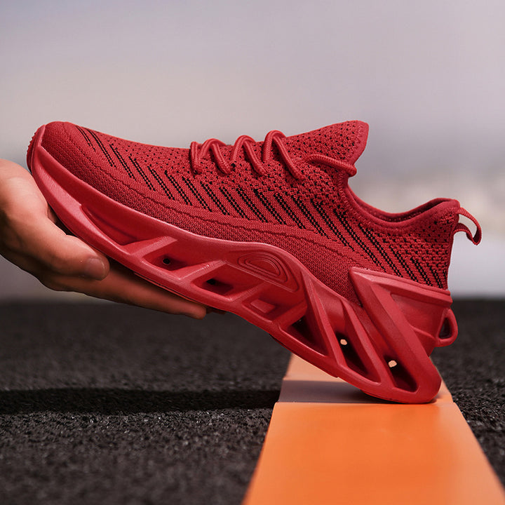 Herren leichte atmungsaktive Strick-Sneaker mit gedämpfter ergonomischer Laufsohle Drune