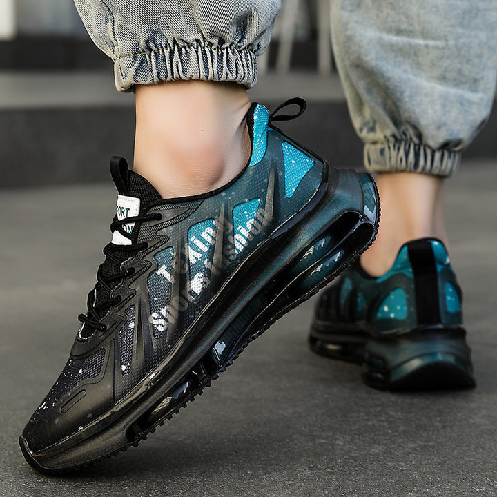 Herren Innovativer Laufsneaker mit sichtbarer Luftkissen-Zwischensohle und semi-transparenter TPU-Ummantelung Drune
