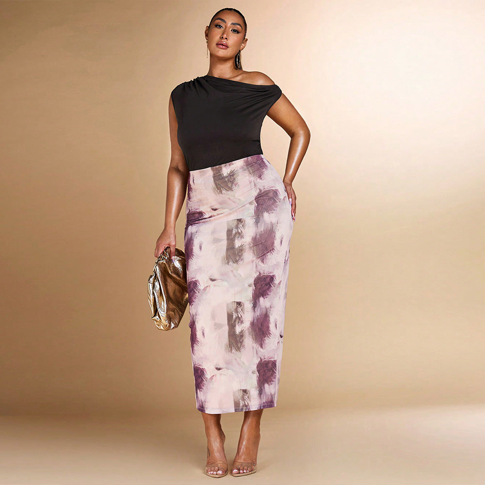 Damen Off-Shoulder-Top Drune