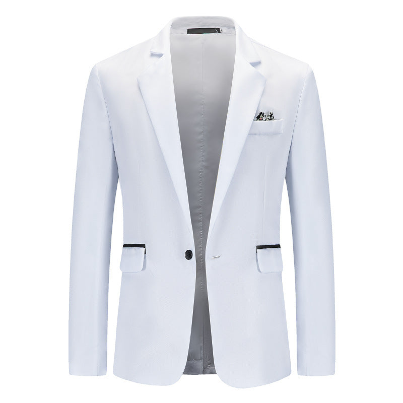 Herren eleganter Blazer mit strukturiertem Design und feinen Details Drune
