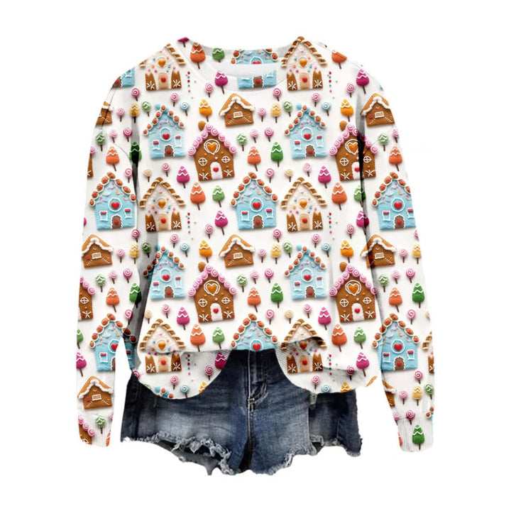 Damen Verspielter Weihnachts-Pullover Drune