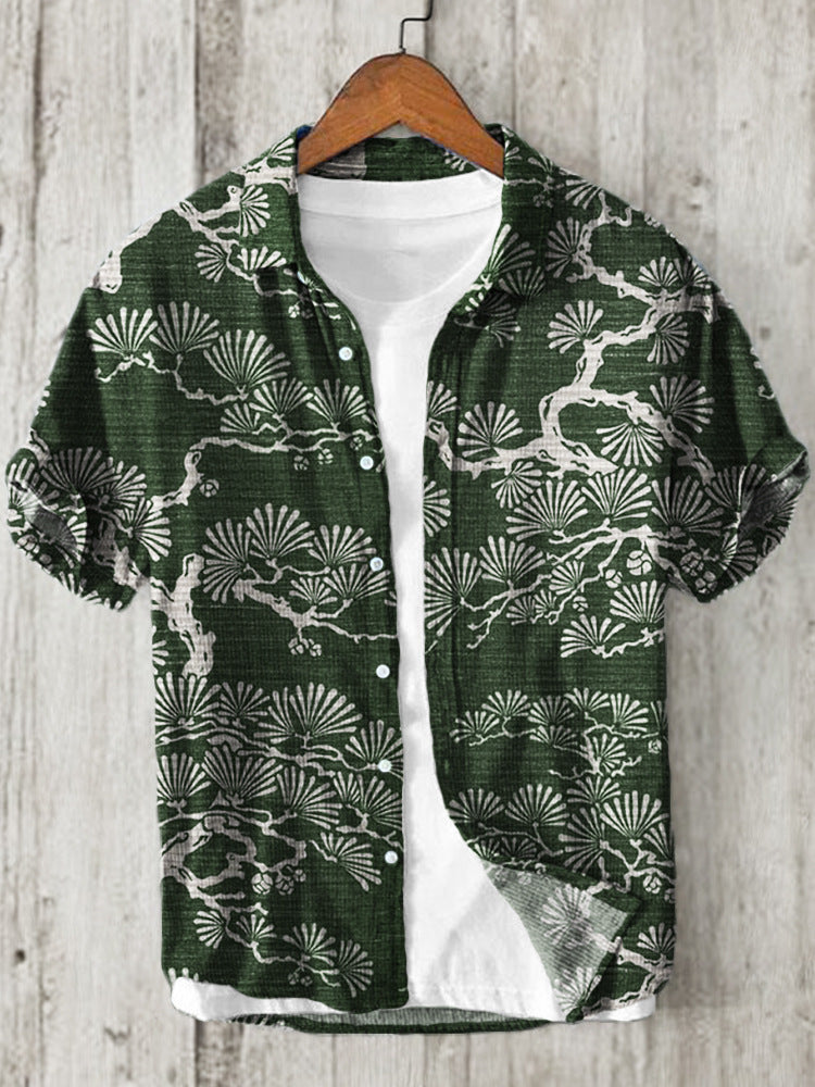 Drune | Japanisches Hemd Aus Leinenmix