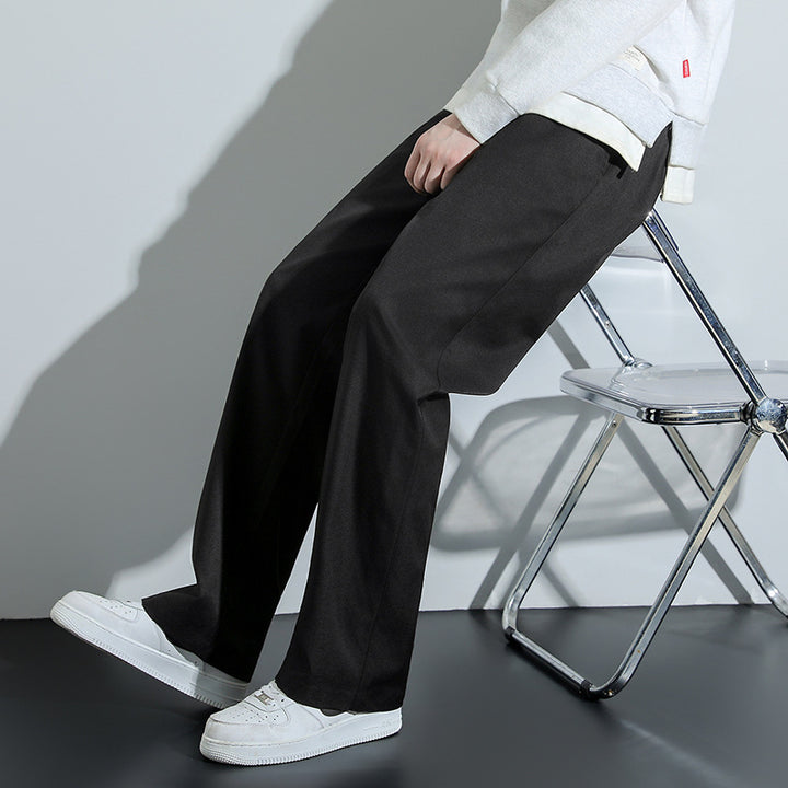 Herren Bequeme Freizeithose mit elastischem Bund und Taschen Drune