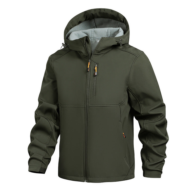 Herren Praktische und Stylische Übergangsjacke mit Kapuze Drune