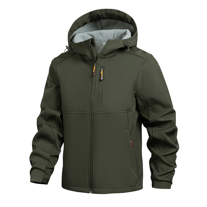 Herren Praktische und Stylische Übergangsjacke mit Kapuze Drune