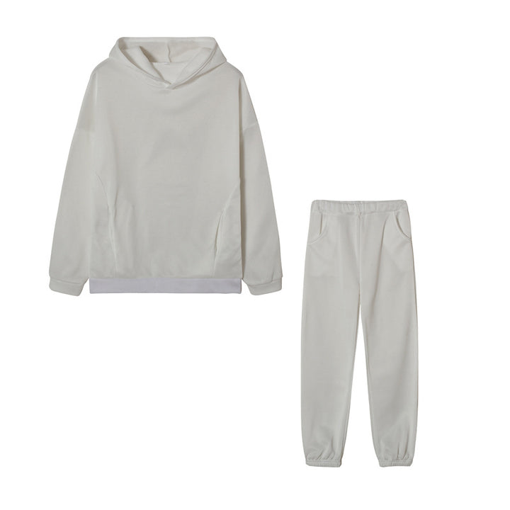 Damen Freizeit-Hoodie und Jogginghose Set Drune