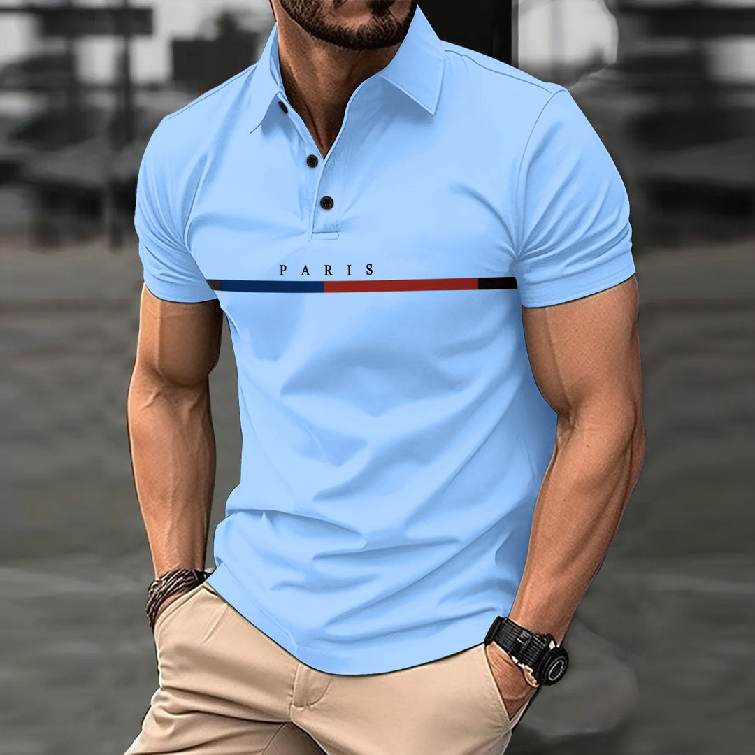 Herren Freizeit Polo Shirt Drune