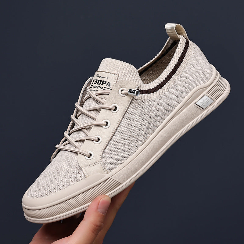 Herren Leichter gestrickter Low-Top-Sneaker mit sockenhaftem Schaft und dämpfender EVA-Sohle Drune
