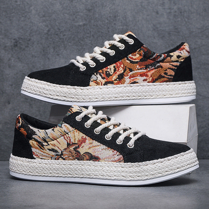 Damen Modische Stoff Sneakers