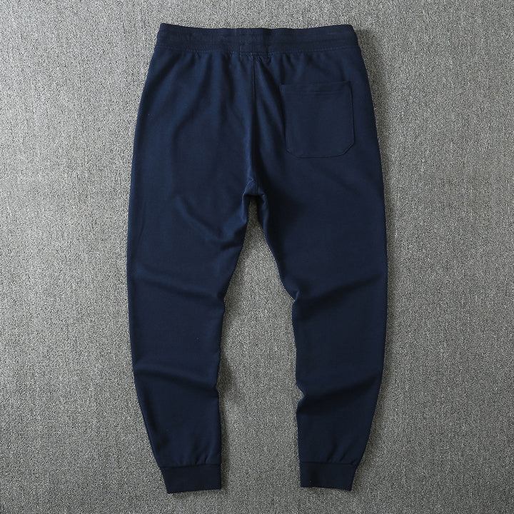 Herren Slim-Fit Fleece-Jogginghose mit elastischem Bund, Kordelzug und gekämmter Innenseite Drune