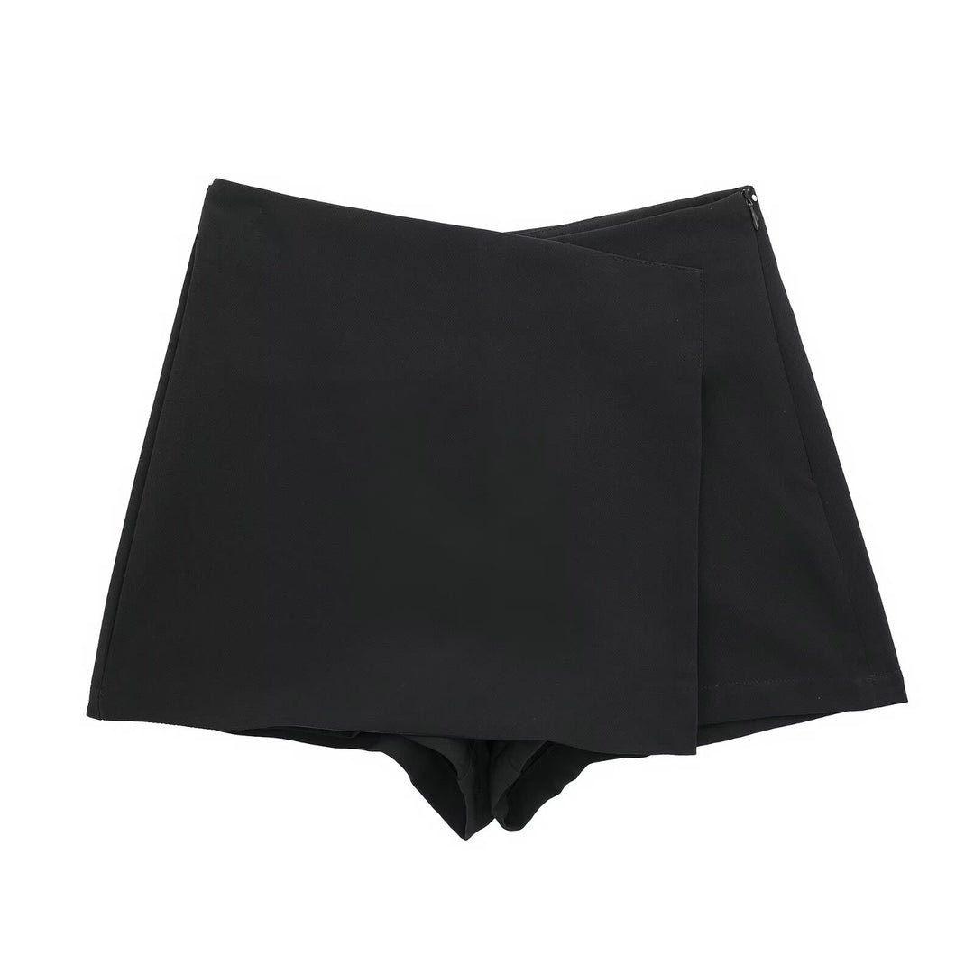 Damen sportliche Shorts mit elegantem Layering-Design Drune